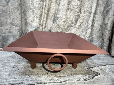 Bigger Square Havan Kund (Pure Iron, 16x16x8 inches) - aDvaar - Bigger Square Havan Kund (Pure Iron, 16x16x8 inches)