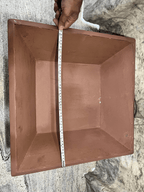 Bigger Square Havan Kund (Pure Iron, 16x16x8 inches)