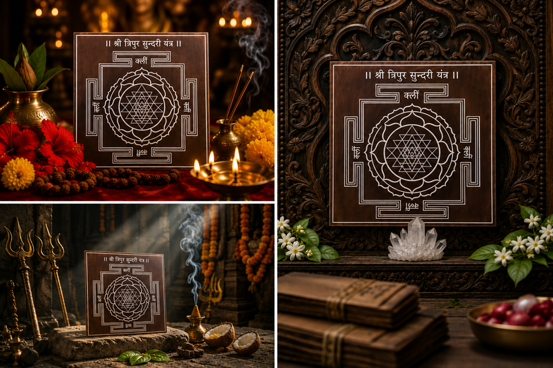 મા ત્રિપુરા સુંદરી યંત્ર (શ્રી યંત્ર, શ્રી ચક્રમ)