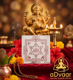 Pure Silver Kuber Yantra (Kubera Yantra)
