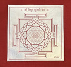 Pure Silver Coated Copper Yantras
