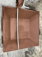 Bigger Square Havan Kund (Pure Iron, 16x16x8 inches) - aDvaar - Bigger Square Havan Kund (Pure Iron, 16x16x8 inches)